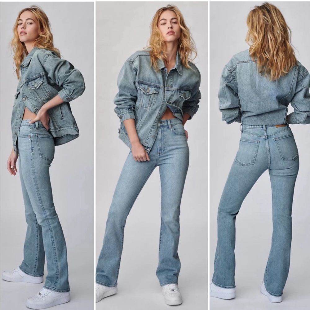 Aritzia Denim Forum The Bailey High Rise Boot 90s High Rise Bootcut Jeans 28